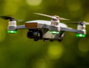 Drone in action
